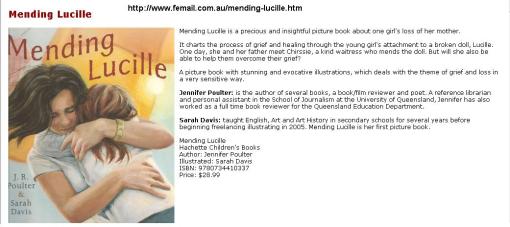 Review in FeMail for "Mending Lucille