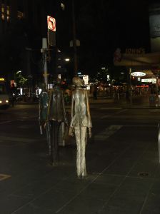 Street corner sculpture
