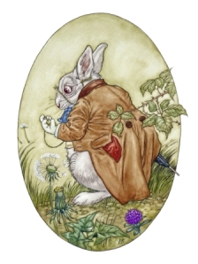Down the Rabbit Hole - on sale at "The Wonder of Illustration" Exhibition, Salisbury Museum